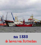 De haven van Rotterdam